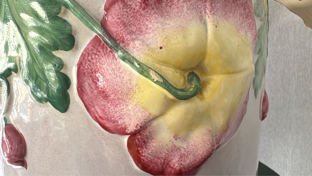 Cachepot antigo em faiança (Majolica)