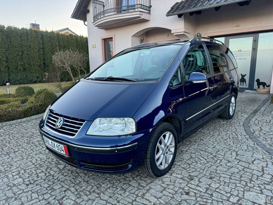 Volkswagen Sharan Klimatronic Webasto Tempomat Grz.Fotele Pdc P+T Alu16 Zaczep Top Stan
