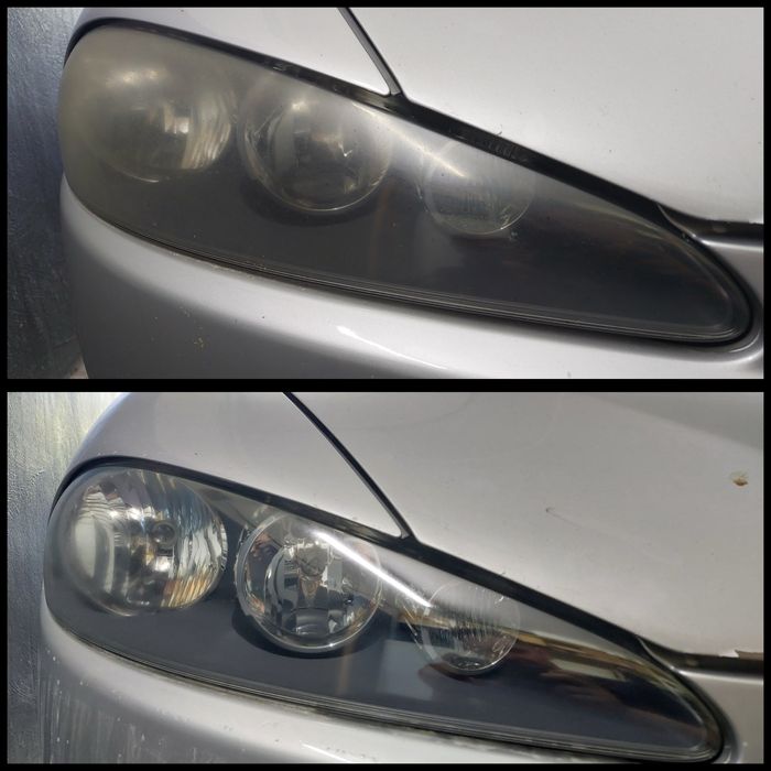 Polerowanie lamp, lakieru