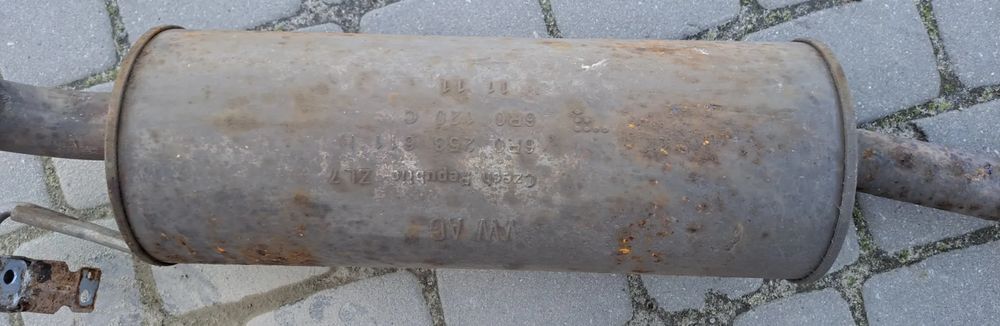 tłumik wydech 6r0253611h skoda roomster lift 1.2 tsi