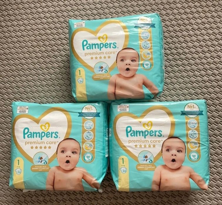 Pampers premium care 1 2-5kg pieluchy