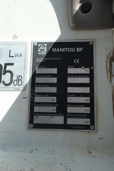 Manitou MT 1235 S 2004 Multicarregador Telescópico