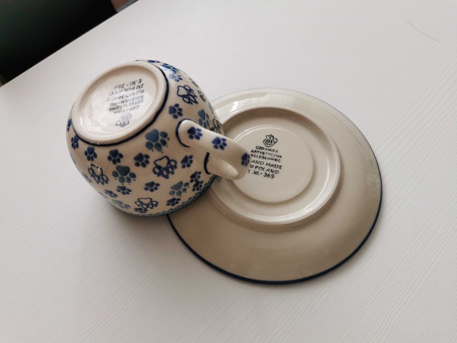 Turystyczny zestaw Bolesławiec kot nowy