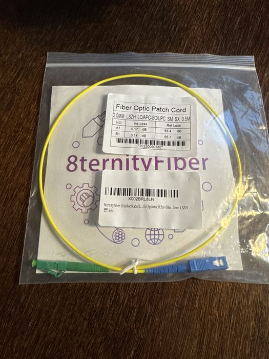 kabel światłowodowy typu patchcord marki MicroConnect