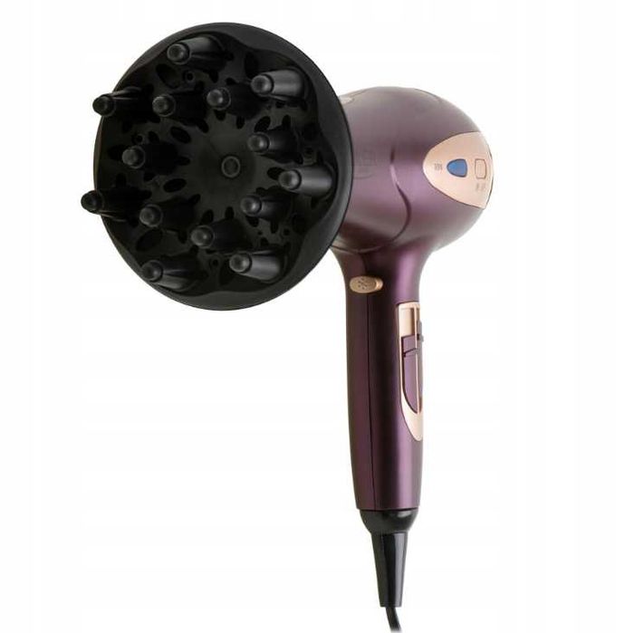 Suszarka do włosów Z JONIZACJĄ Zimny nawiew + Koncentrator i Dyfuzor