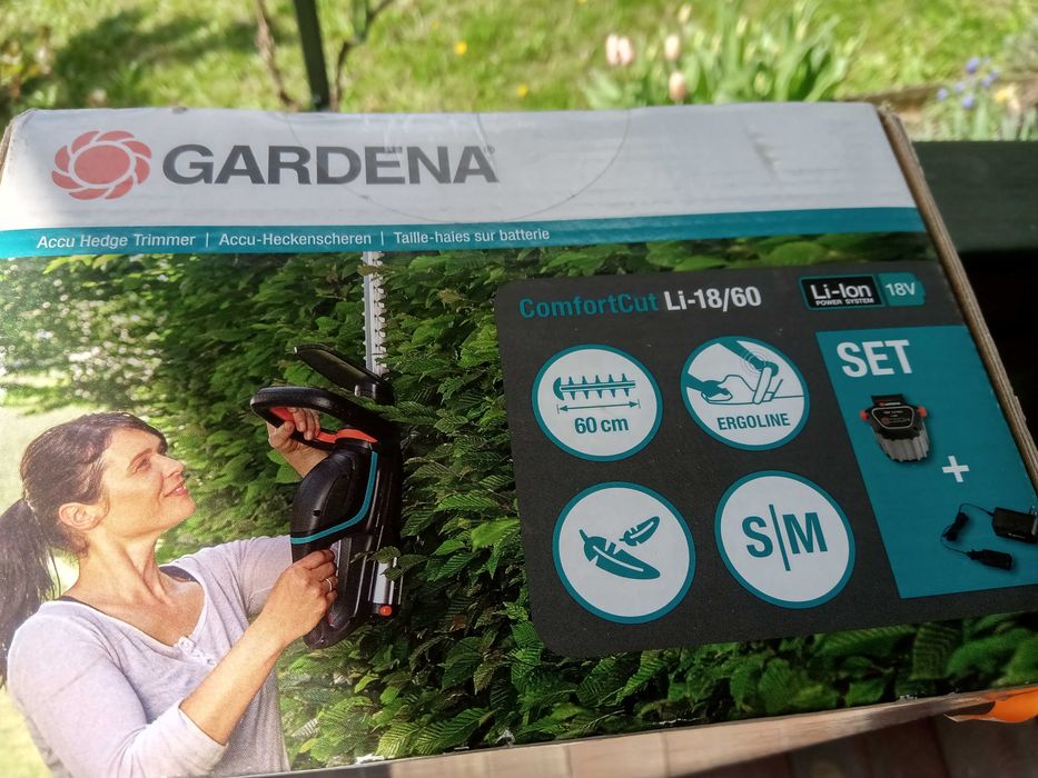 Nożyce akumulatorowe Gardena / nowe nieużywane  . Li 18/60 cm.