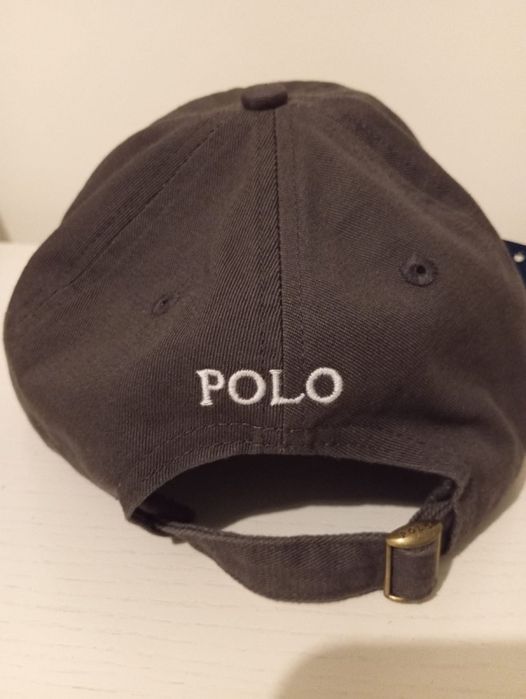 Boné cinza Ralp Lauren