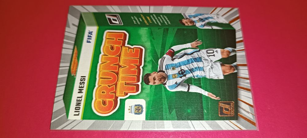 Cromo Panini Donruss Soccer FIFA Argentina Lionel Messi Crunch Time 2023-24