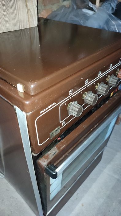 Плита газова Polmetal (50/50см) та витяжка Ciarko (60/50мм.)