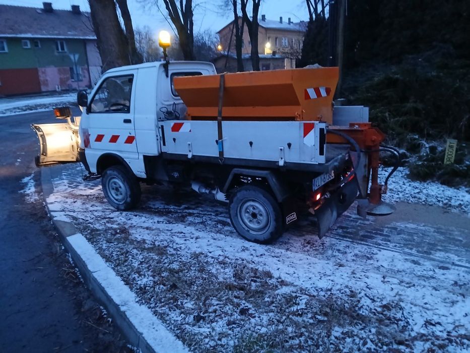 Piaggio porter pług piaskarka 4x4