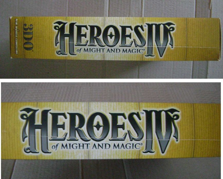 HEROES IV PL + HEROES I/II PL + dodatki - 2002r. - Premierowy Big BOX