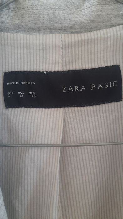 Zara marynarka dresowa szara M