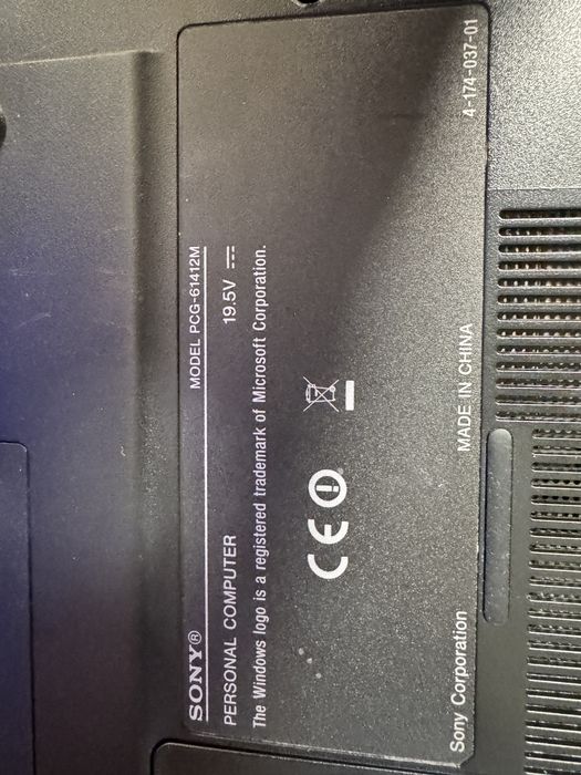 Ноутбук vaio intel core i3