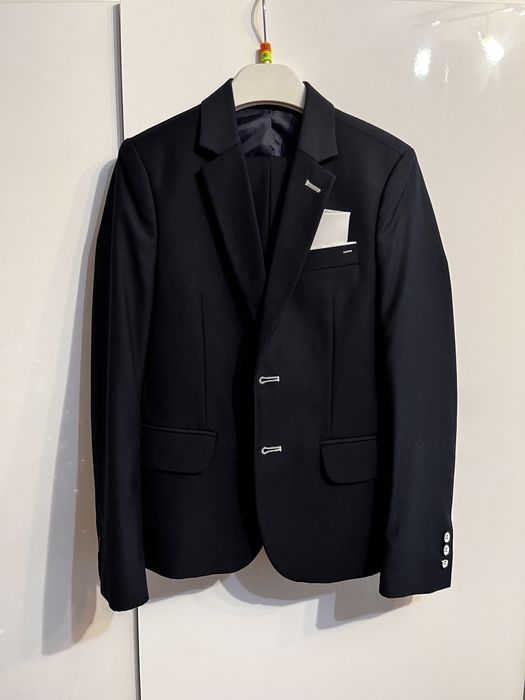 Garnitur Stan-Dar granatowy 140 + GRATIS muszka