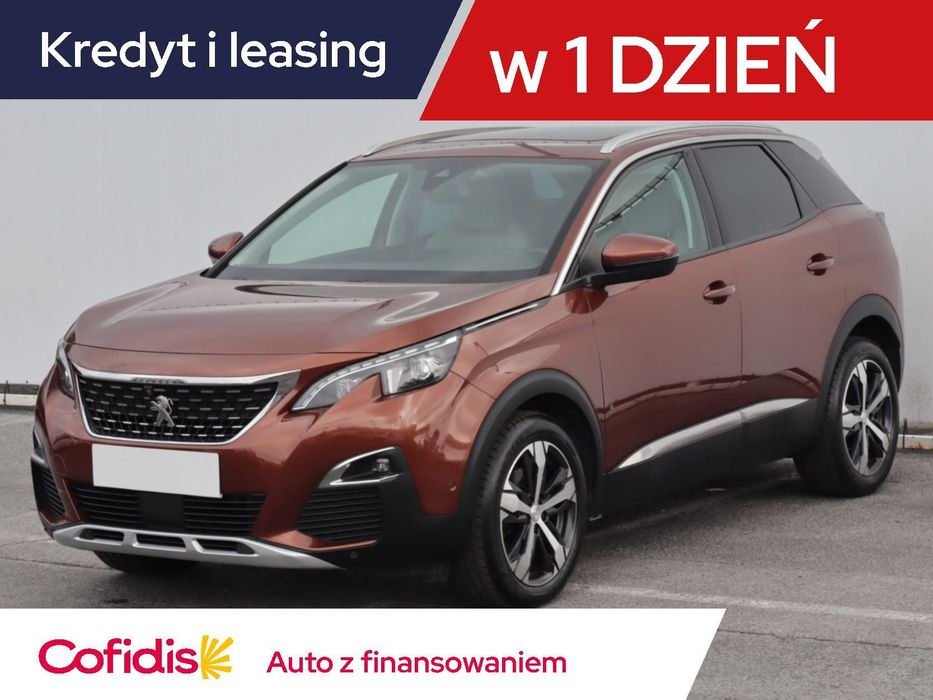 Peugeot 3008 1.2 PureTech Allure Pack , Salon Polska, Serwis ASO, Skóra, Navi,