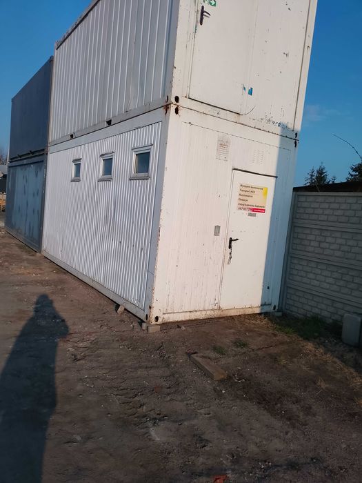 Kontener biurowy socjalny magazynów wc
