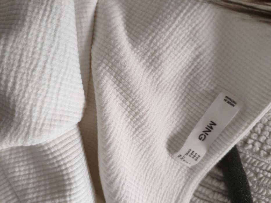 Vestido de malha de alças Mango tamanho L