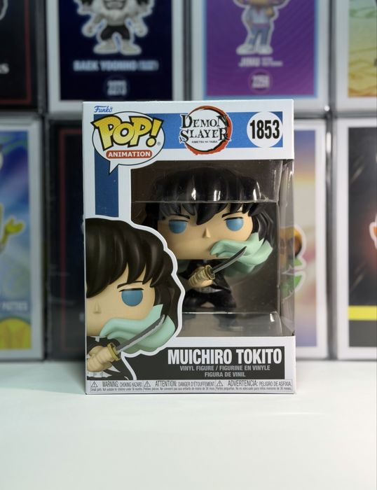 Оригінальна колекційна фігурка Funko Pop 1853 Muichiro Tokito Муічіро Токіто Demon Slayer Клинок Аніме Фанко Поп Статуетка Іграшка Подарунок