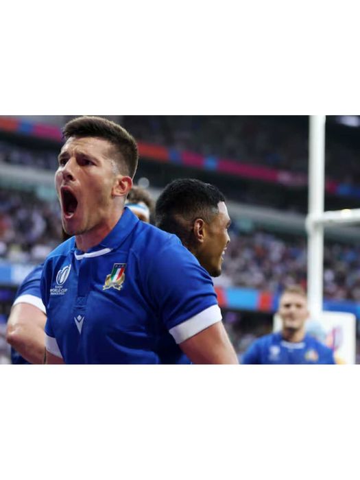 Replika koszulki z Mistrzostw Świata Rugby 2023 - Włochy - Macron 3XL