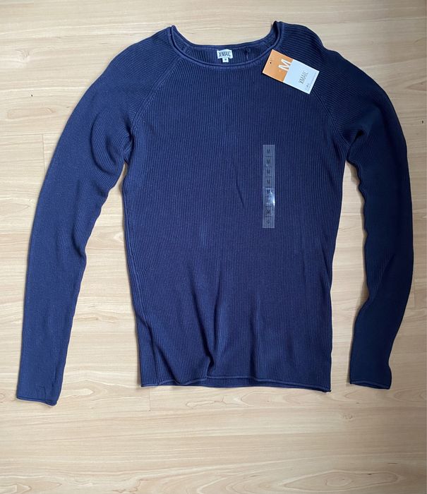 Nowy z metka nieużywany sweter meski granatowy