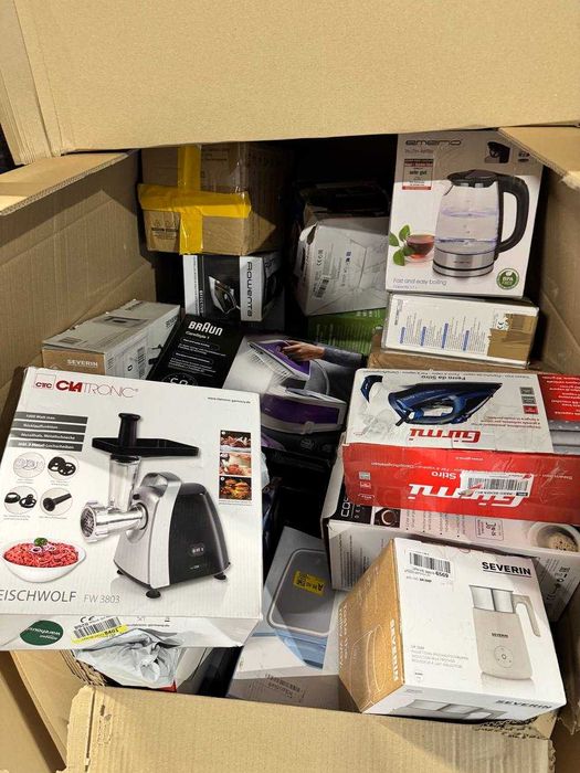 Zwroty konsumenckie Palety Amazon bezpośredni importer od 10% ceny