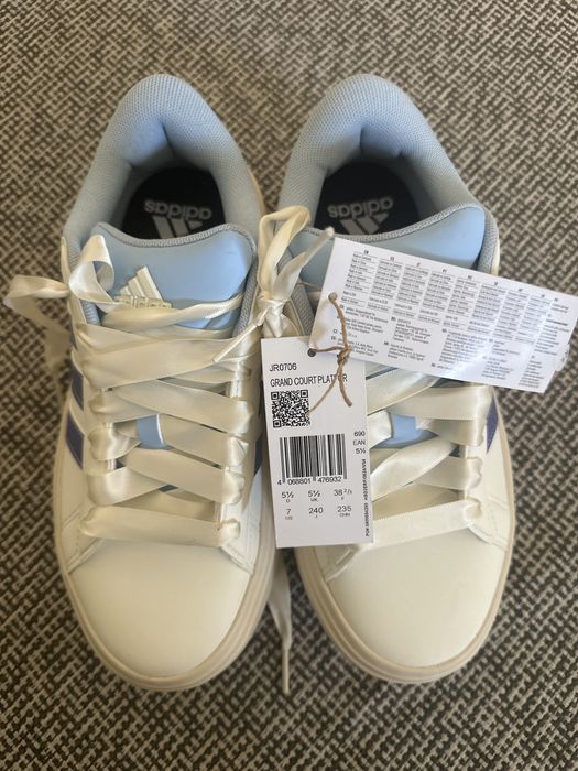 Vendo tenis grand court plataforma novos
