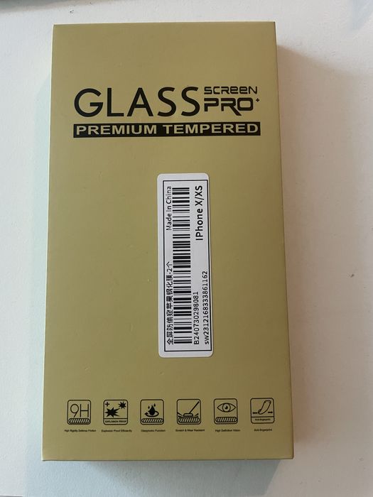 Vidro temperado película protetora iPhone X/XS