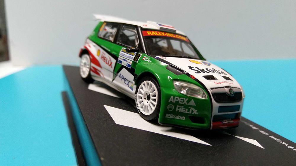Skoda Fabia S2000 #6: Winner Rally Príncipe Astúrias 2009, Altaya 1/43