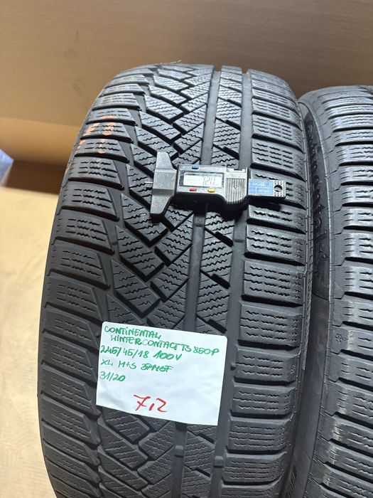 2x 245/45R18 100V CONTINENTAL WINTERCONTACT TS850P opony zimowe XL RANT M+S 3PMSF