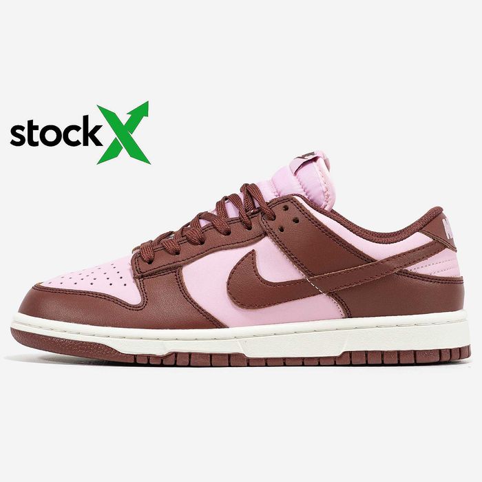 Женские кроссовки Nike SB Dunk Low Brown-Pink. Размеры 36-41