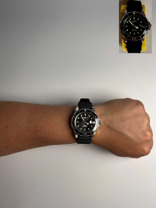 класичний годинник Invicta 9110 Automatic, інвікта автомат, часы Ø40мм