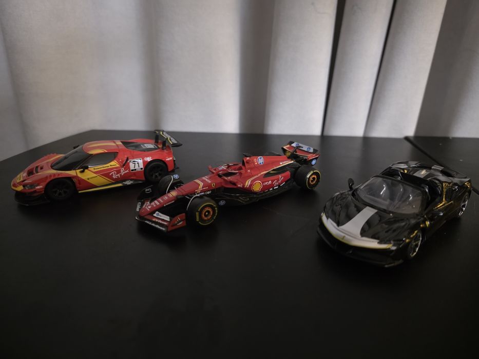 Samochody zdalnie sterowane Shell Ferrari 3 modele