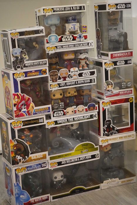 Funko Pop! +200 (Star Wars, Harry Potter, Disney, Marvel, DC, etc.)