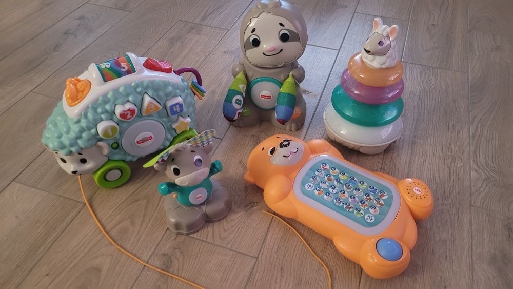 Fisher price linkimals zestaw. Wydra, łoś, jeż, leniwiec i lama