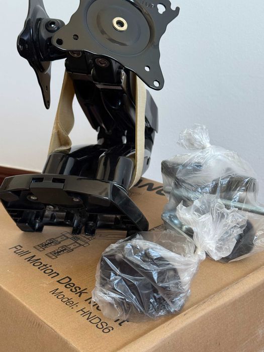 Suporte Duplo Monitores HUANUO Articulado c/ Caixa