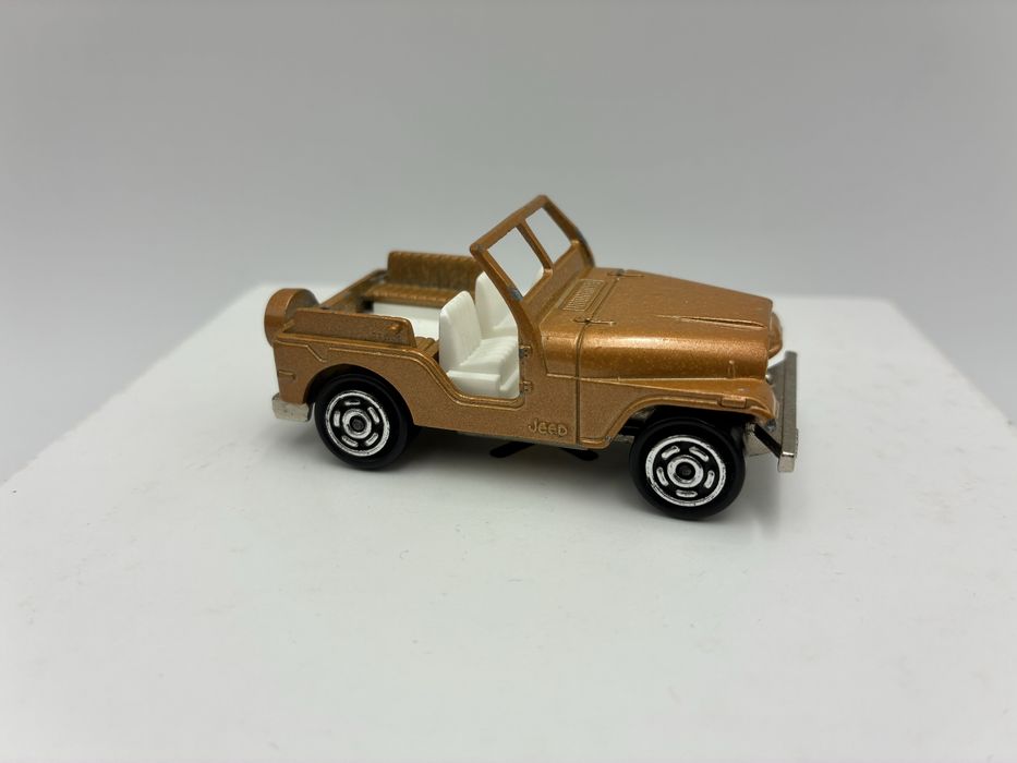 Majorette No. 268 Jeep Copper Orange 1:54 Scale