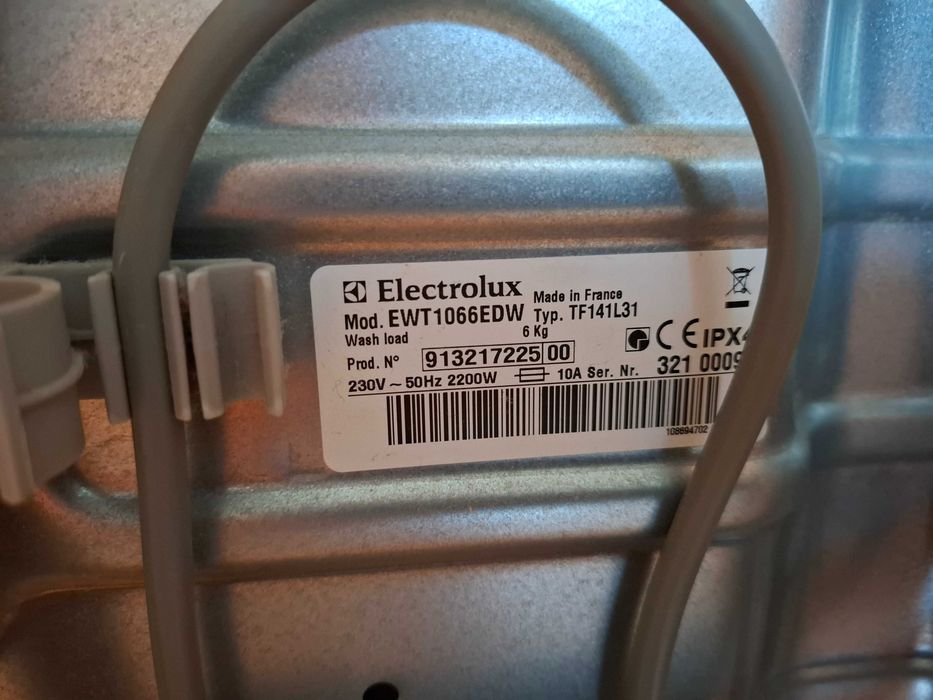 Części pralka electrolux EWT1066DW