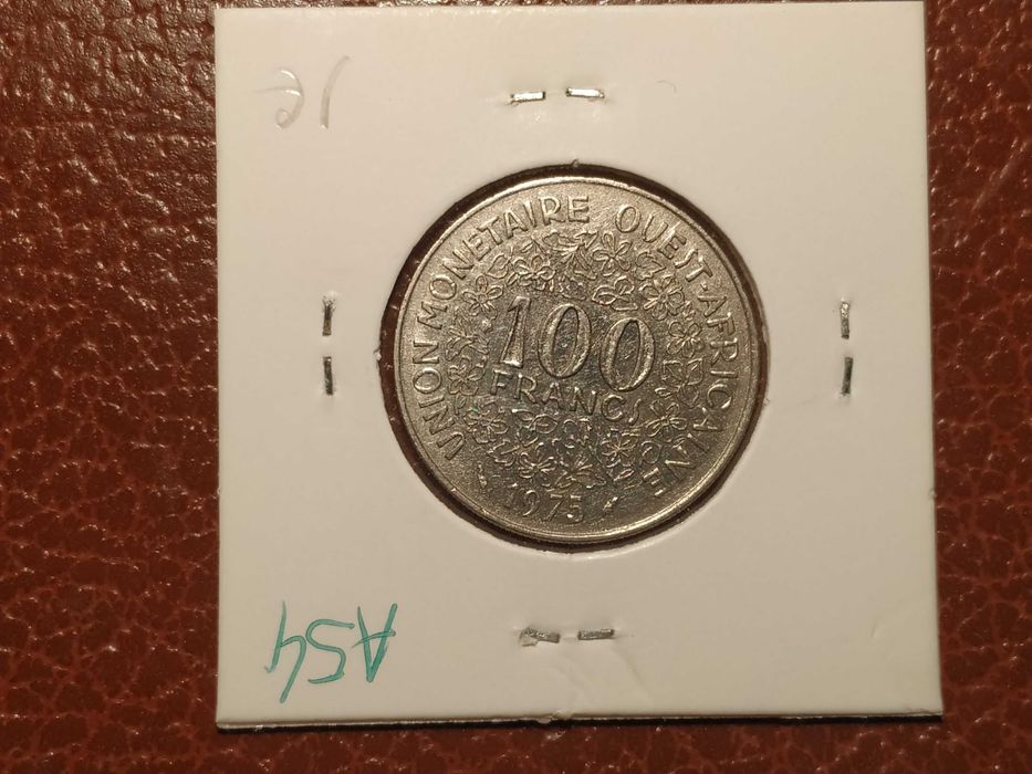 A54 moeda de 100 francos de 1975 - África Ocidental