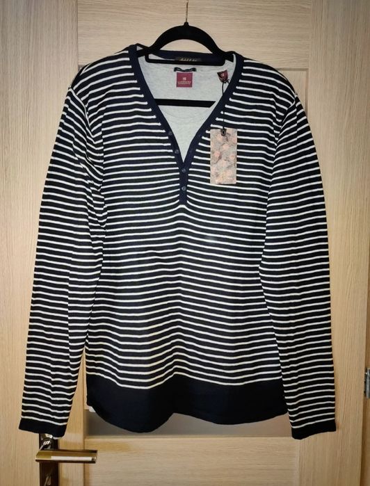 Marynarski sweter męski + bluzka 2w1 Scotch & Soda L