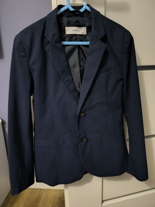 Garnitur chłopięcy Reserved r 134 marynarka spodnie