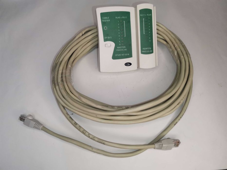 Интернет кабель Защищенный от Воровства Данных Патч корд 8м с Экран