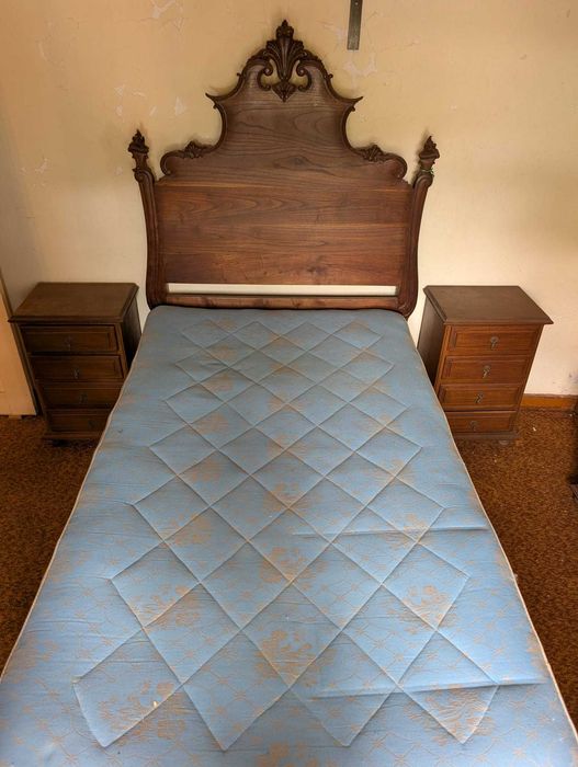 Cama Madeira Maciça 200x110x40cm