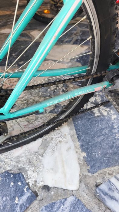 Bicicleta TEAM a precisar de pequenos arranjos.