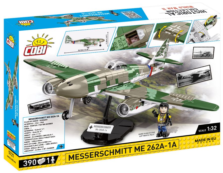 Samolot Messerschmitt Me 262A 1A klocki COBI 5721