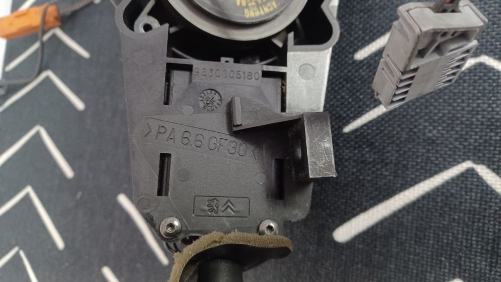 Comutador de piscas e limpa vidros com fita de airbag para Peugeot 206