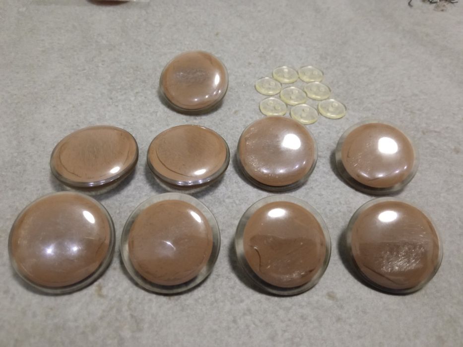 Гудзики вінтажні 9/9 шт (+1 в подарунок)