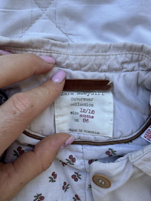 Тренч Zara дитячий на дівчинку 86 розмір