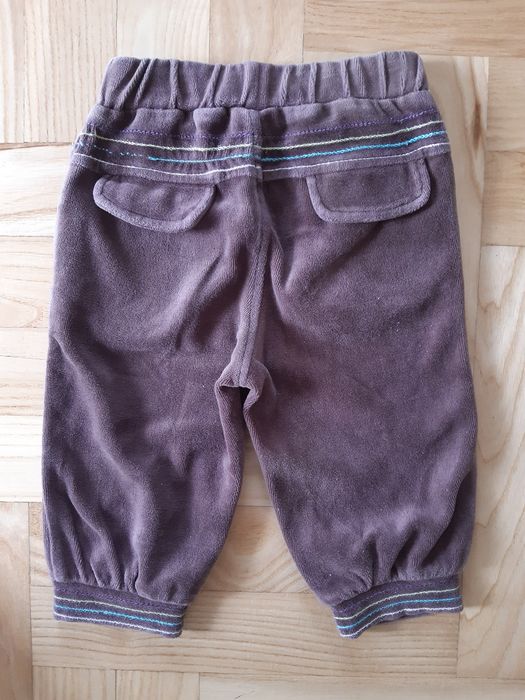 Komplet dresowy dla dziewczynki, rozm. 68, bluza na zamek i spodnie
