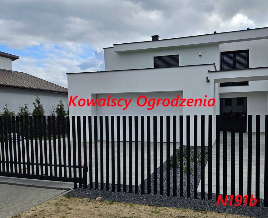 Ogrodzenia frontowe Grzebieniowe Palisadowe Żaluzjowe na Wymiar Montaż