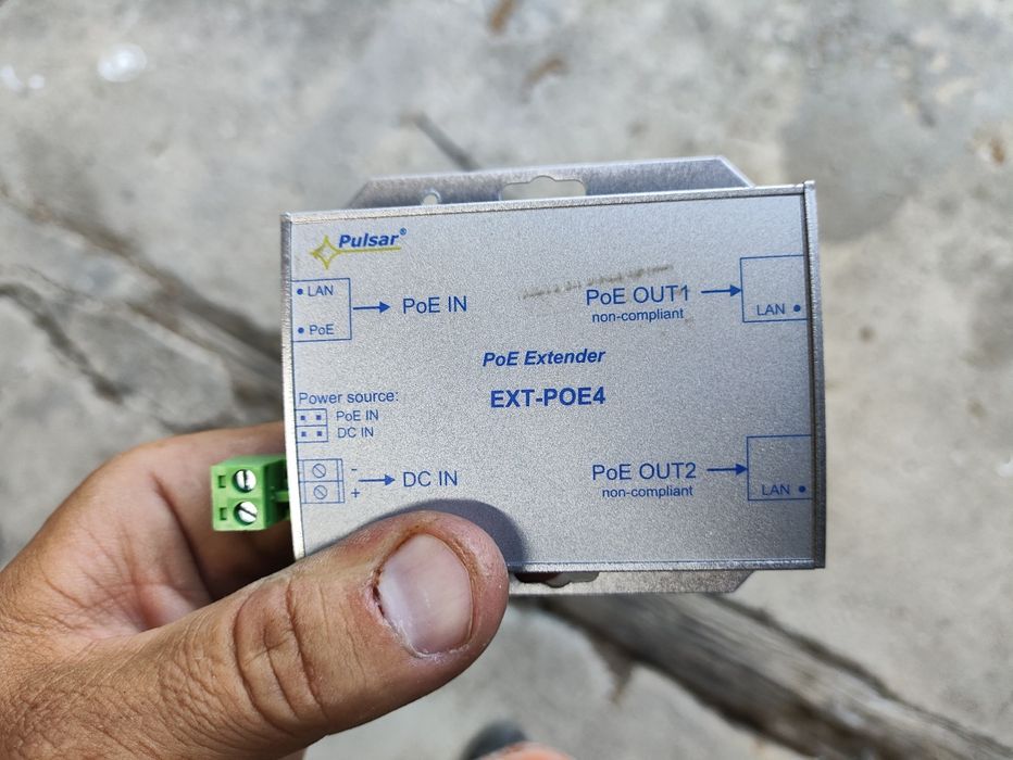 Extender Poe ext-poe4 kamery cctv